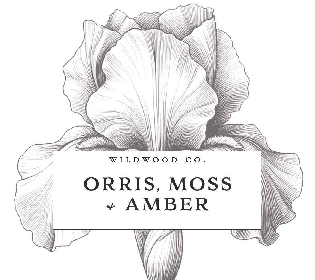 ORRIS, MOSS + AMBER with Bergamot, Musk + Patchouli | 180g Candle