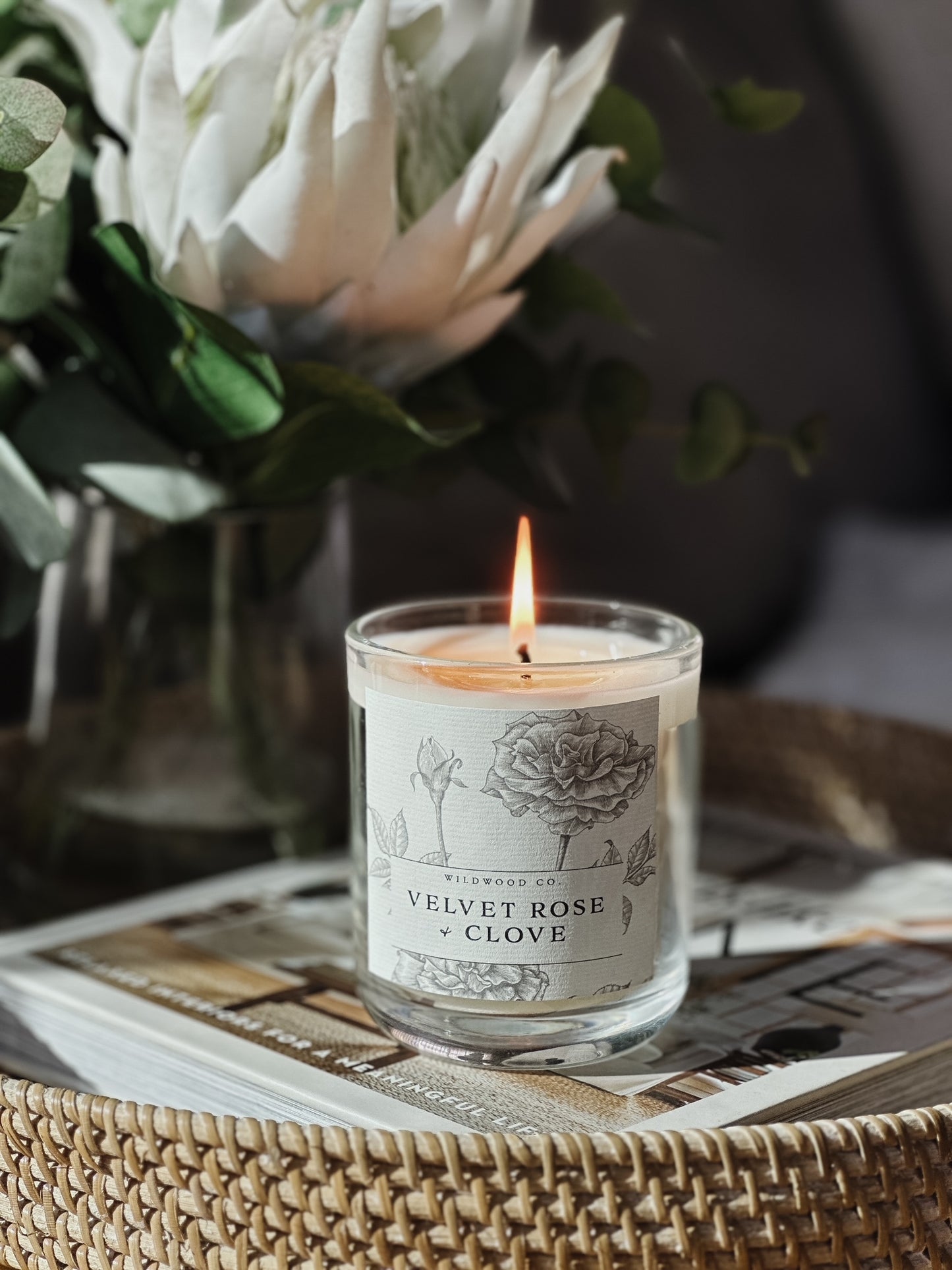 VELVET ROSE + CLOVE with Geranium + Cinnamon Leaf W/S