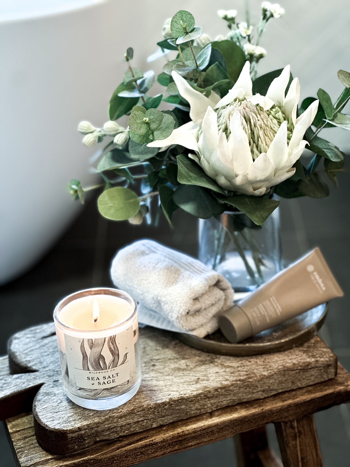 SEA SALT + SAGE with Bergamot + Driftwood W/S