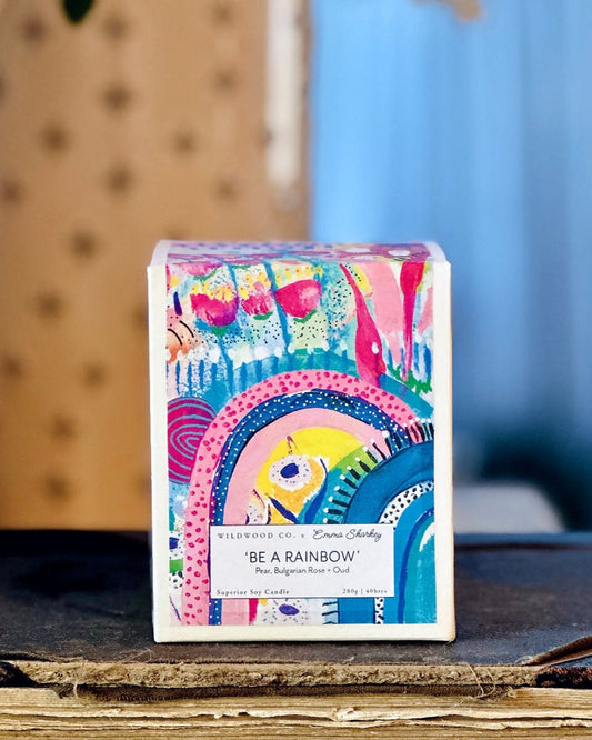 Be a rainbow Front box Maya Angelou