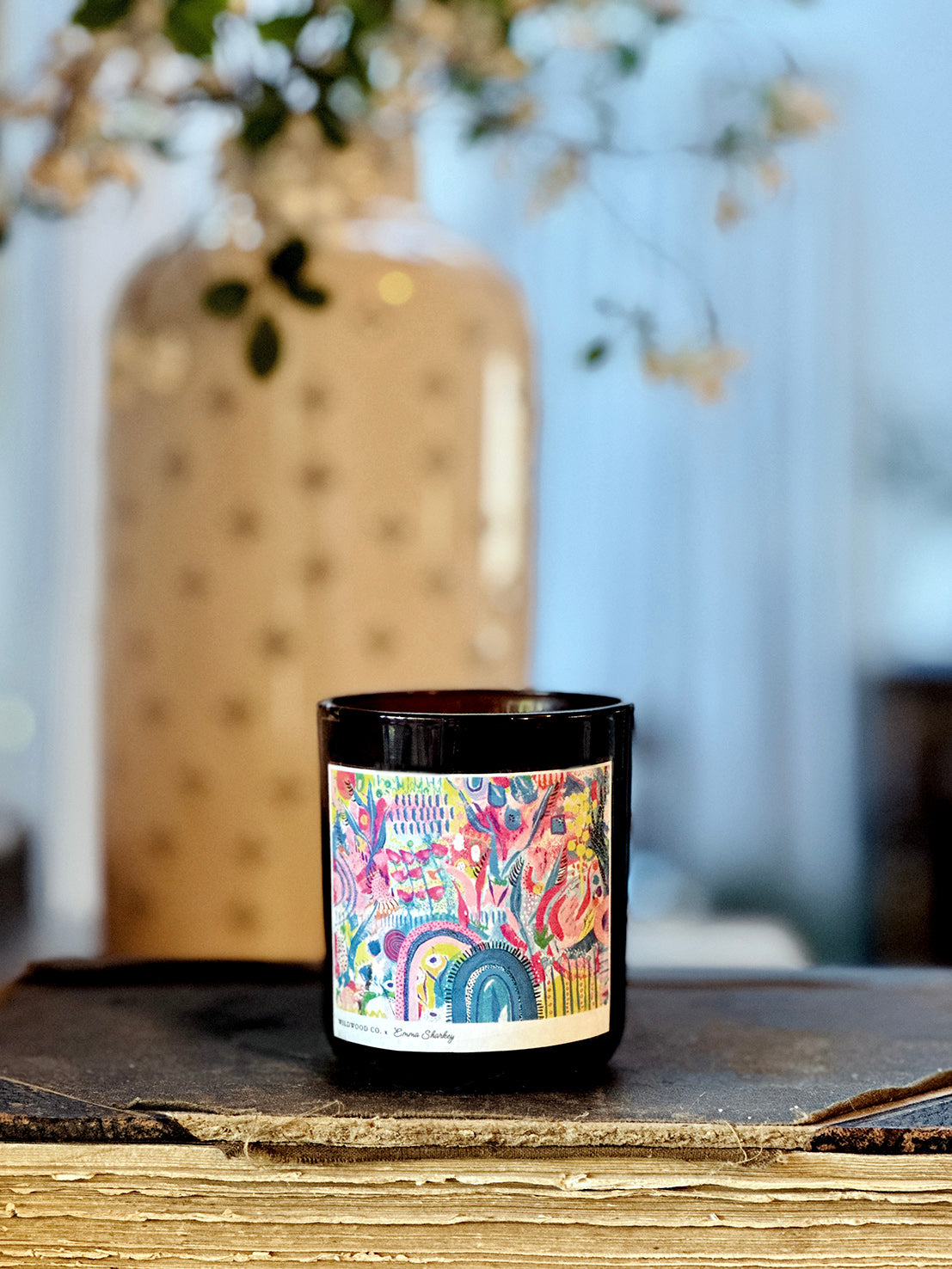 Be a Rainbow Candle Amber Jar Cancer research Australia