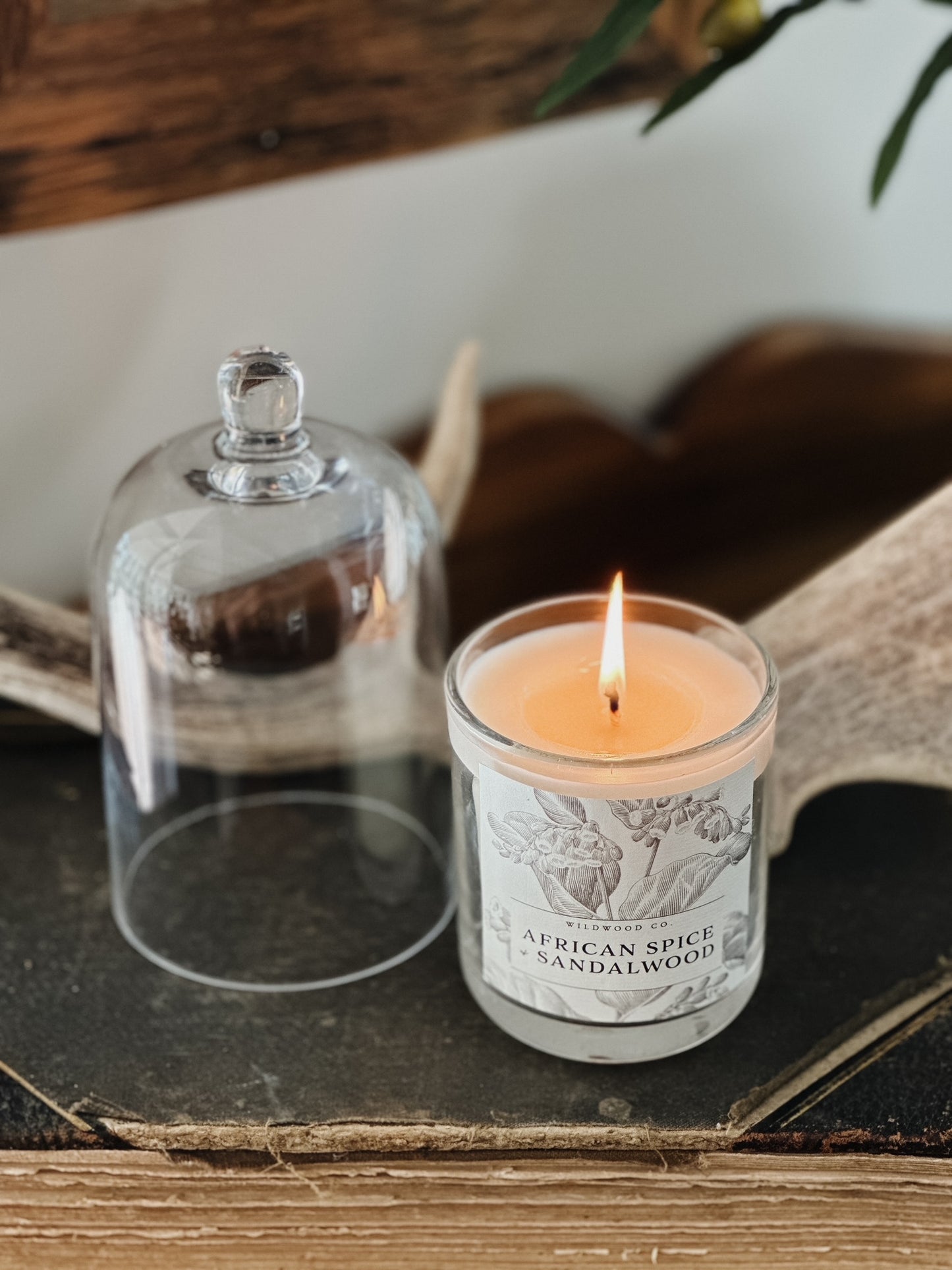 AFRICAN SPICE + SANDALWOOD with Fresh Citrus + Sweet Geranium Candle