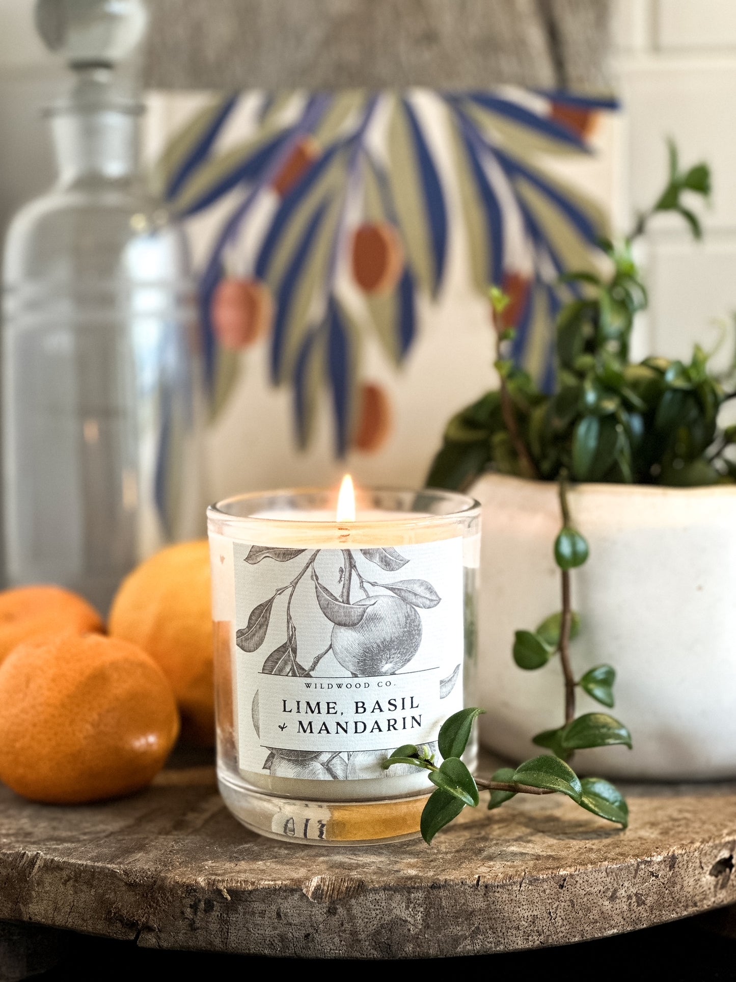 LIME, BASIL + MANDARIN with White Thyme + Cyclamen W/S