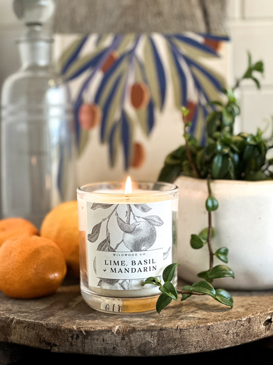 LIME, BASIL + MANDARIN with White Thyme + Cyclamen W/S