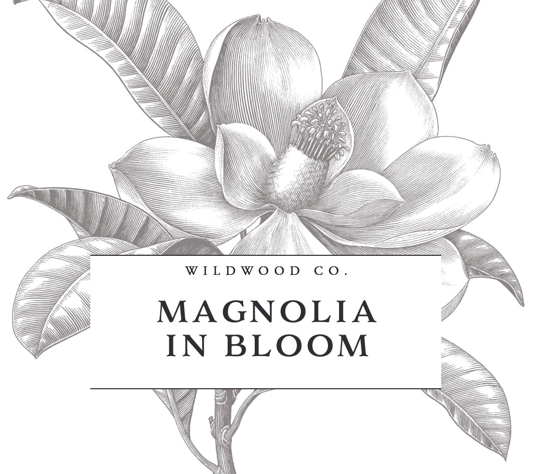 Magnolia in Bloom Label
